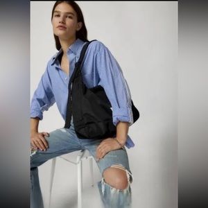 NWT Baggu black nylon shoulder bag